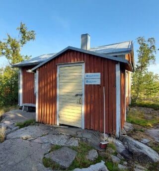 Södra Trutklippans gäststuga.