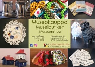 Museokaupan tuotteet esitelty