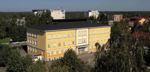 Ilmakuva Mäntykankaan koulusta