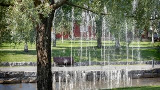 Kokkolan kaupunginsalmi Sunti ja suihkulähteet