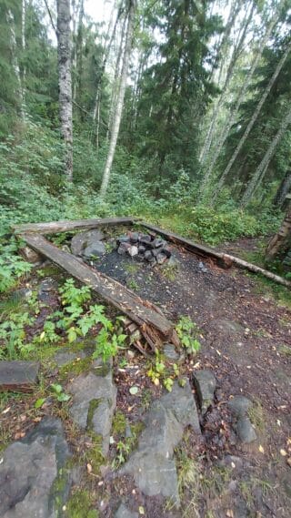 Äijänsaaris lägerplats.