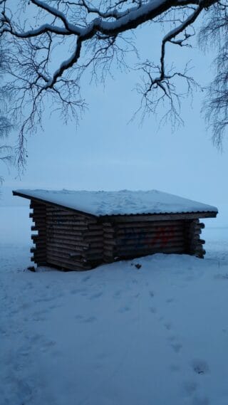 Vitsands vindskydd.
