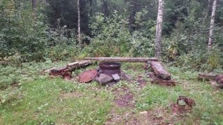 Haapkoskis lägerplats.