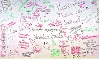sanoja ja lauseita sikinsokin.