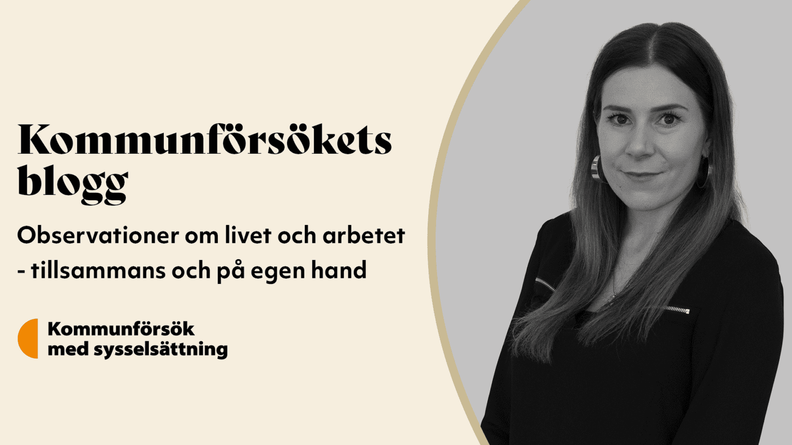 Kommunförsökets blogg. Observationer om livet och arbetet - tilasammans och på egen hand. Kommunförsök med sysselsättning.