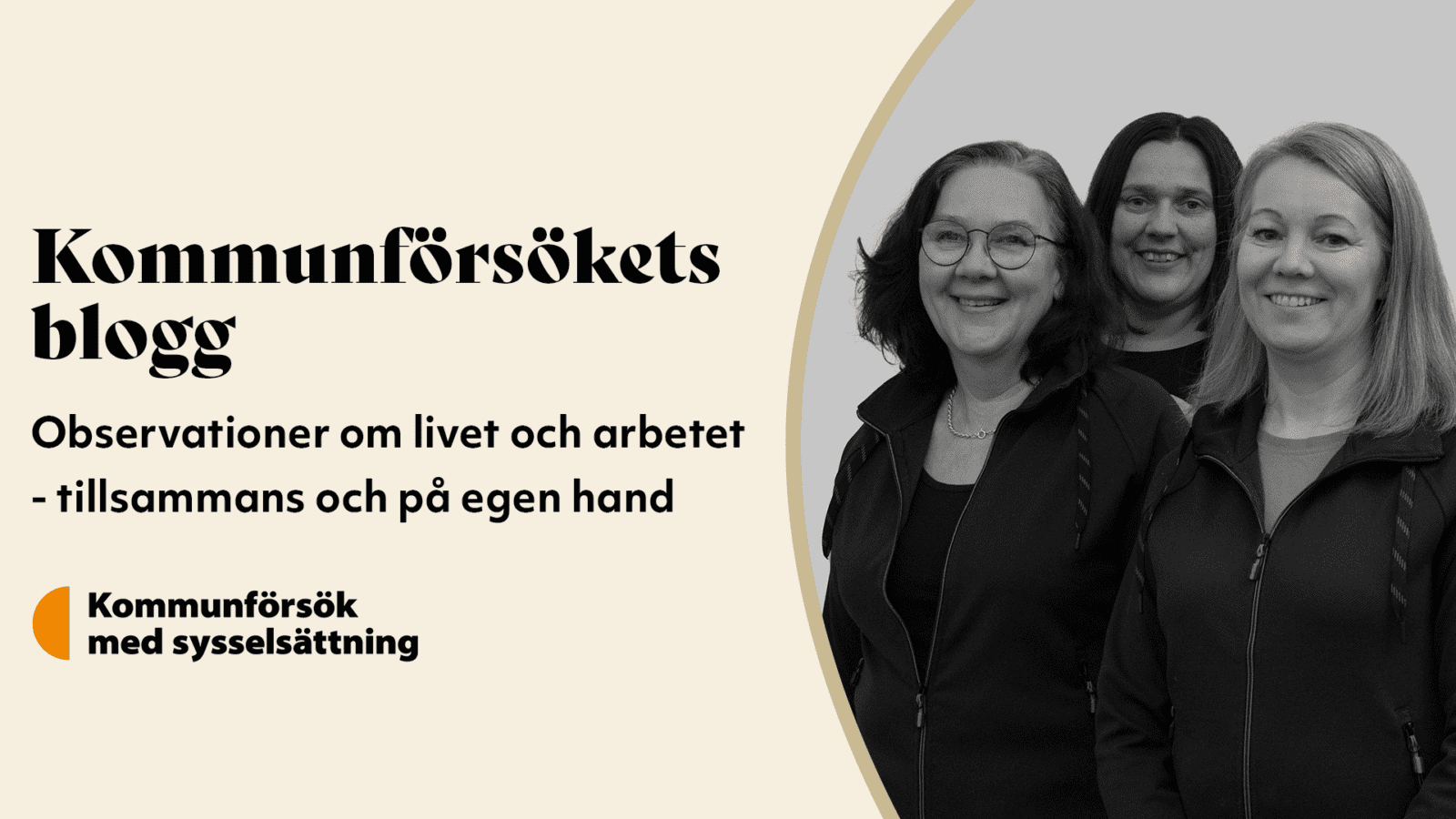 Kommunförsökets blogg. Observationer om livet och arbetet - tilasammans och på egen hand. Kommunförsök med sysselsättning.