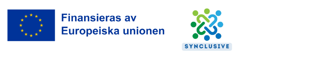 Finansieras av Europeiska unionen. Synclusive.