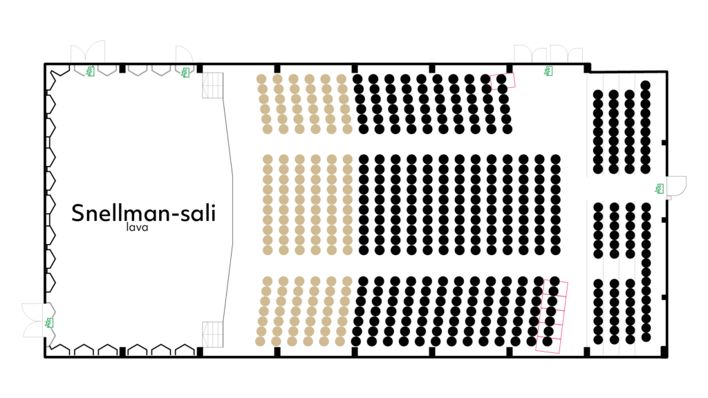 Snellman Hall floor plan