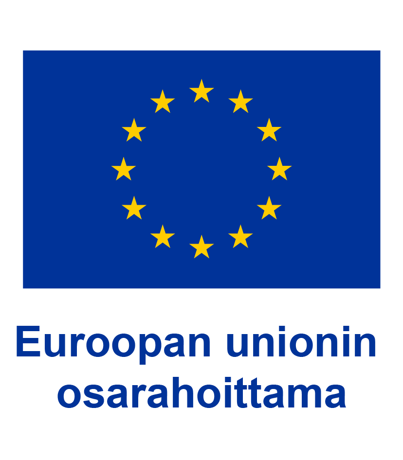 EU-lipputunnus, jonka yhteydessä on teksti ”Euroopan unionin osarahoittama”.
