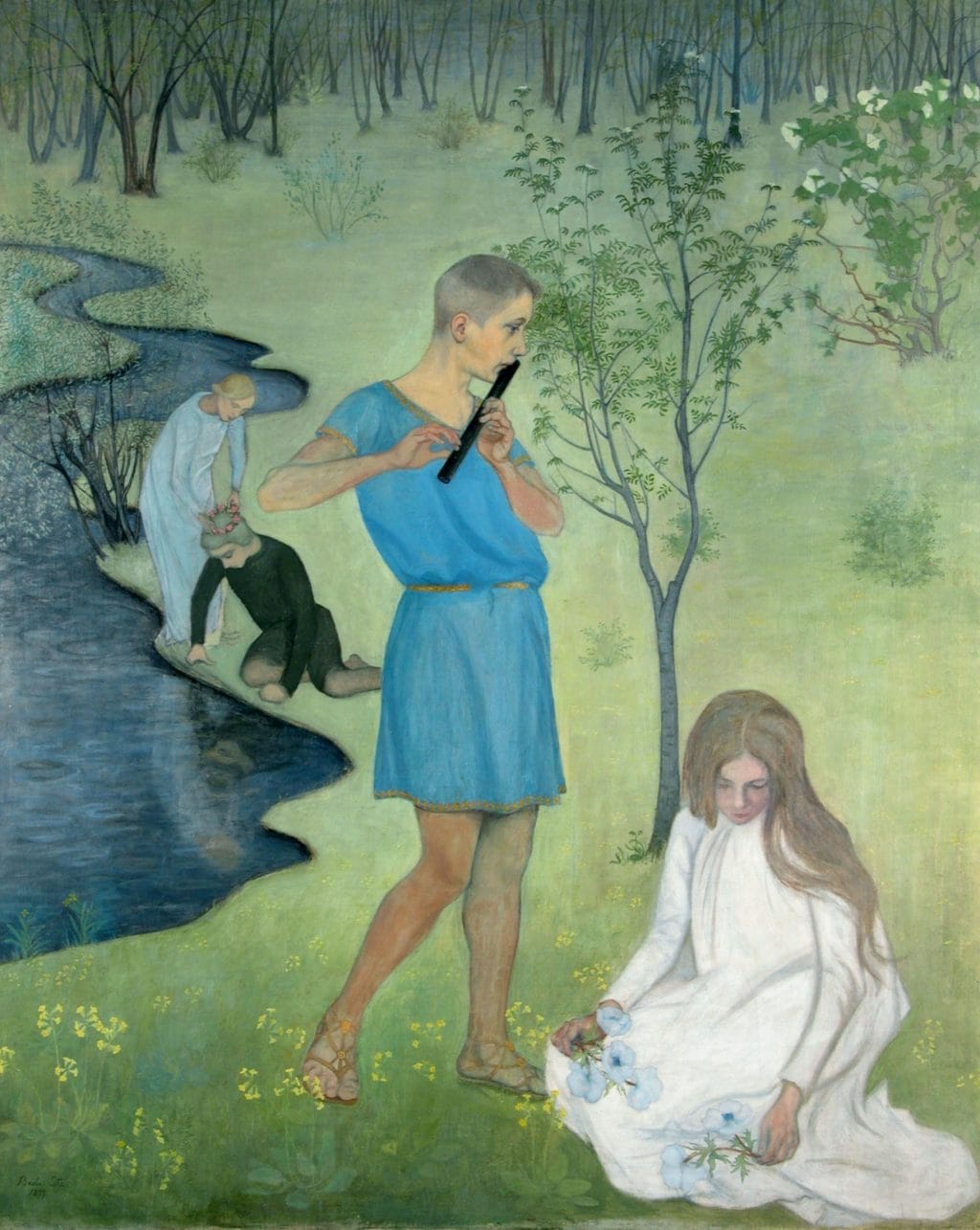 Beda Stjernschantz, Pastoral, 1897. Photo: Joni Virtanen, KHRM.