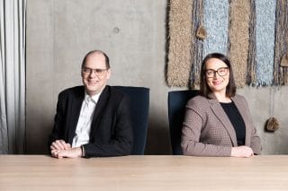 Jonne Sandberg ja Piia Isosaari