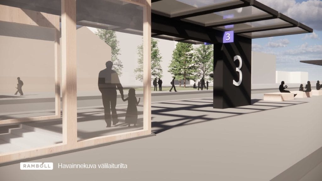 Havainnekuva ratapihan alikulusta.