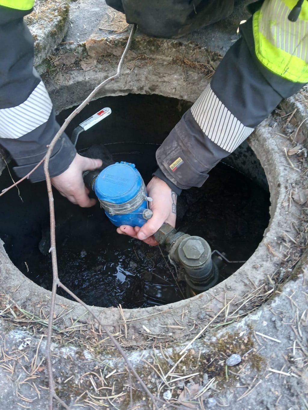 Installationen av vattenmätare